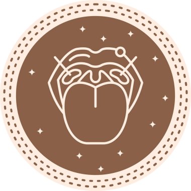 Bademcikler Modern Dengeli Markalaşma Vektörü Sembolü