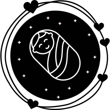 Bebek ambalajı Özel Vektör Tasarımı Varlığı