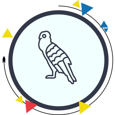 And Akbaba simgesi vektör illüstrasyon tasarımı