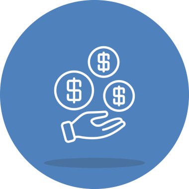Charity web icon vector illustration