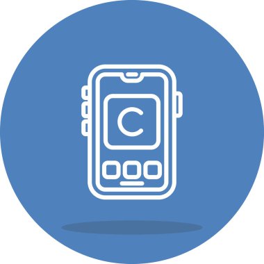 telif hakkı web simgesi vektör illüstrasyonu