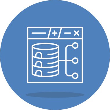 Veri Modelleme Yüksek Kaliteli Ölçeklenebilir Vektör İllüstrasyonu