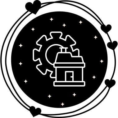 yönetim web simgesi vektör illüstrasyonu