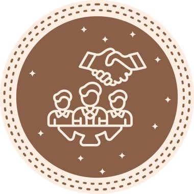 takım web simgesi vektör illüstrasyonu