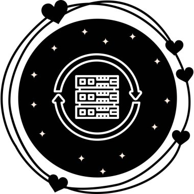 Eşzamanlama Sunucusu Özel Profesyonel Yaratıcı Grafik Elementi