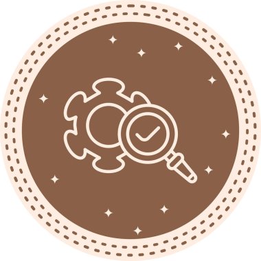 araştırma web simgesi vektör illüstrasyonu