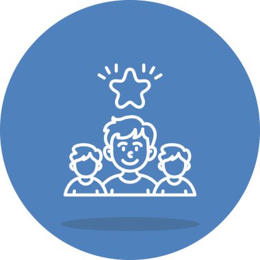 takım web simgesi vektör illüstrasyonu