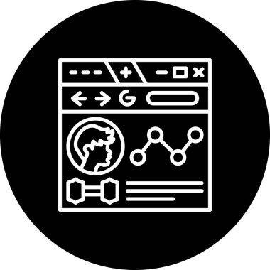 Kullanıcı Profili Yüksek Çözünürlüklü Minimum Vektör Tasarımı