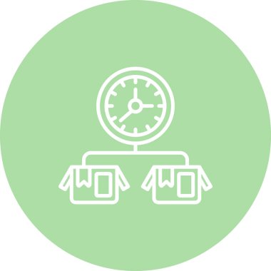 Gelişmiş Zaman Çizgisi İşlevsel Web Arayüzü Sembolü