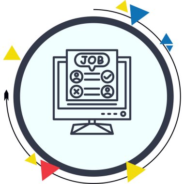 Lcd Yenilikçi Modern Yaratıcı Grafik Özelliğinde İş Testi