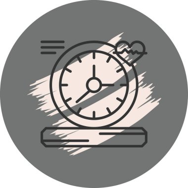 Zaman Profesyonel Temiz Düz Grafik Özelliği