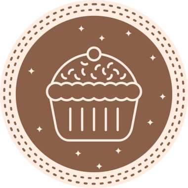 Cup Cake Dinamik Sofistike Düz Sanat Düzeni