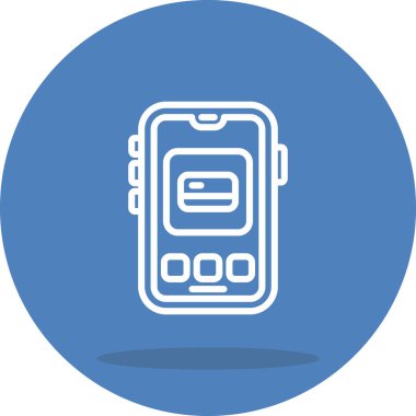 Mobil Kredi Kartı Farklı Profesyonel Yaratıcı Grafik Elementi