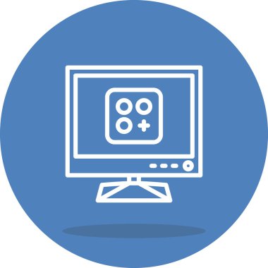 TV Uygulaması Yüksek Çözünürlüklü Minimum Vektör Tasarımı