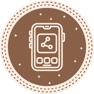 Web simge vektör çizim paylaşmak