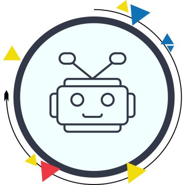 Bot Premium Çağdaş Düz Vektör Özelliği