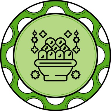 Tatlılar Sofistike Özel Vektör Sanat Nesnesi