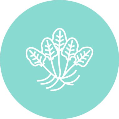 Ispanak Modern Soyut Yaratıcı Tasarım Varlığı