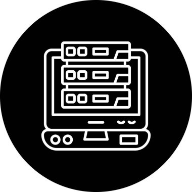 Sunucu Kontrolü Profesyonel Temiz Düz Grafik Özelliği