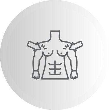 Göğüs Profesyonel Asgari Yaratıcı Grafik Nesnesi