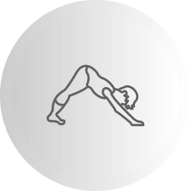 Aşağı doğru Köpek Simgesi. adho mukha svanasana. Adho Mukha Svanasana, ya da Aşağı Yüzlü Köpek, temel yoga pozu.