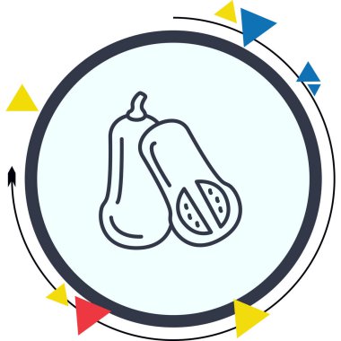 Butternut Ezme Yaratıcı Yüksek Çözünürlüklü Grafik Elementi