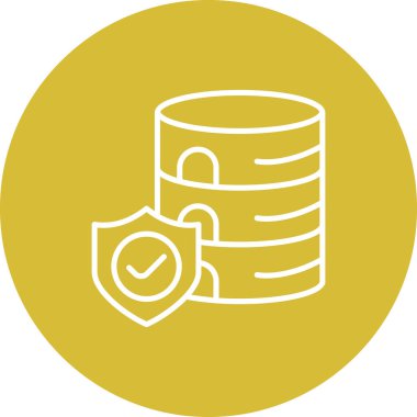 Veri Güvenliği Modern Dengeli Markalaştırma Vektörü Sembolü