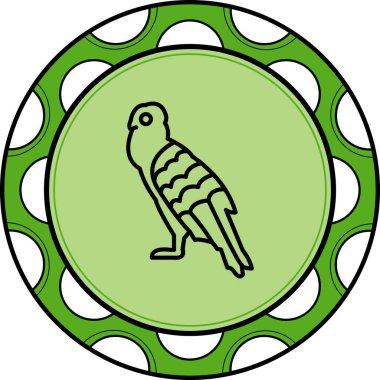 And Akbaba simgesi vektör illüstrasyon tasarımı