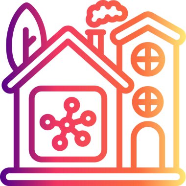 Ev Ağı Yüksek Kaliteli Modern Vektör Elemanı