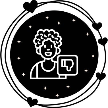 Web simgesi vektör illüstrasyonundan hoşlanmadım