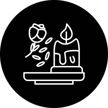 mum ağ ikonu vektör illüstrasyonu