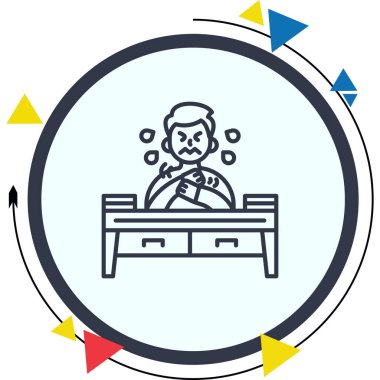 Fidget Profesyonel Düz Grafik Sembolü