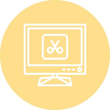 TV Makas Yüksek Çözünürlüklü Sanat Sembolü