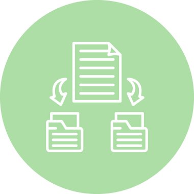 Belge Dosyası Zarif Modern Yaratıcı Sanat Sembolü