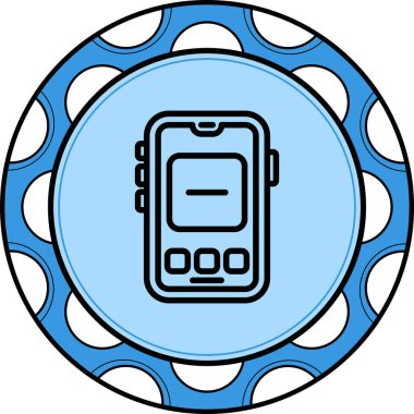 Mobil Çıkart Zarif Profesyonel Düz Grafik Sembolü