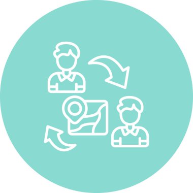  toplantı simgesi vektör illüstrasyon tasarımı