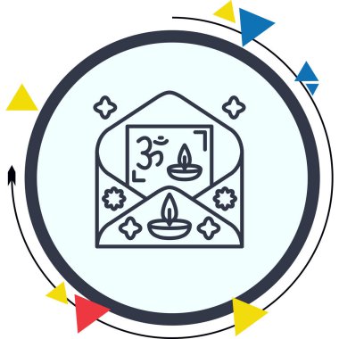 Tebrik Kartı Sofistike Özel Vektör Sanatı Nesnesi