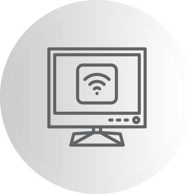 Tv Internet Creative Minimal Vector Art Feature