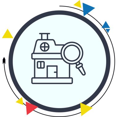 Denetleme Modern Dengelenmiş Markalaştırma Vektörü Sembolü