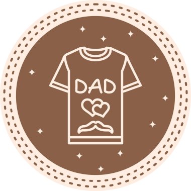 T-Shirt Ayrı Modern Dijital Tasarım Elemanı