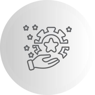 Opportunity Line web simgesi vektör illüstrasyonu