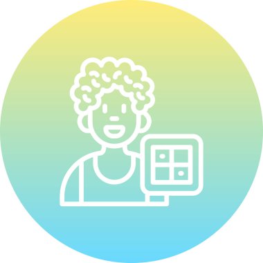 Kullanıcı Anahtarı Eşsiz Web Grafiksel Resimlemesi