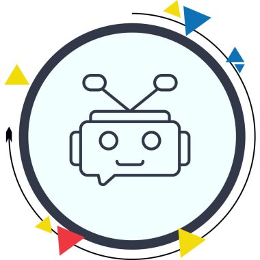 ileti web simgesi vektör illüstrasyonu