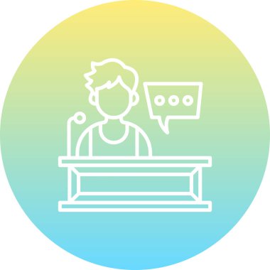 Konuşma Modern Soyut Yaratıcı Tasarım Varlığı