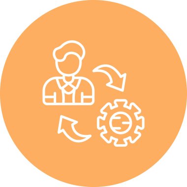 Çalışan Yüksek Kaliteli Modern Vektör Elementi