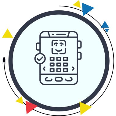 Kullanıcı Erişim modern simgesinin vektör çizimi