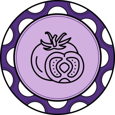 Domates, Profesyonel Düz Grafik Sembolü