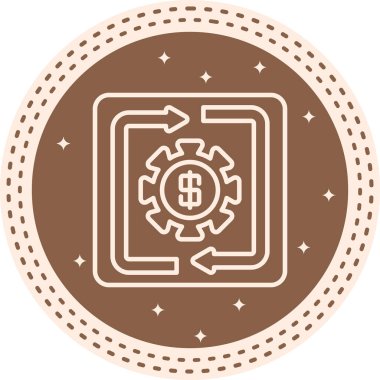 Etkililik Modern Dengeli Markalaştırma Vektörü Sembolü