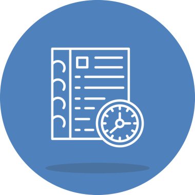 Anımsatıcı modern simgesinin vektör illüstrasyonu