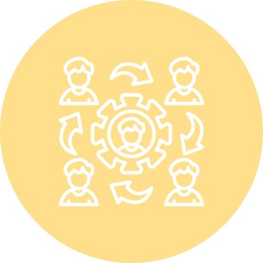 Hissedar Yenilikçi Düz Ürün Tasarım Sembolü